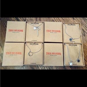 True Religion Silver Necklace
